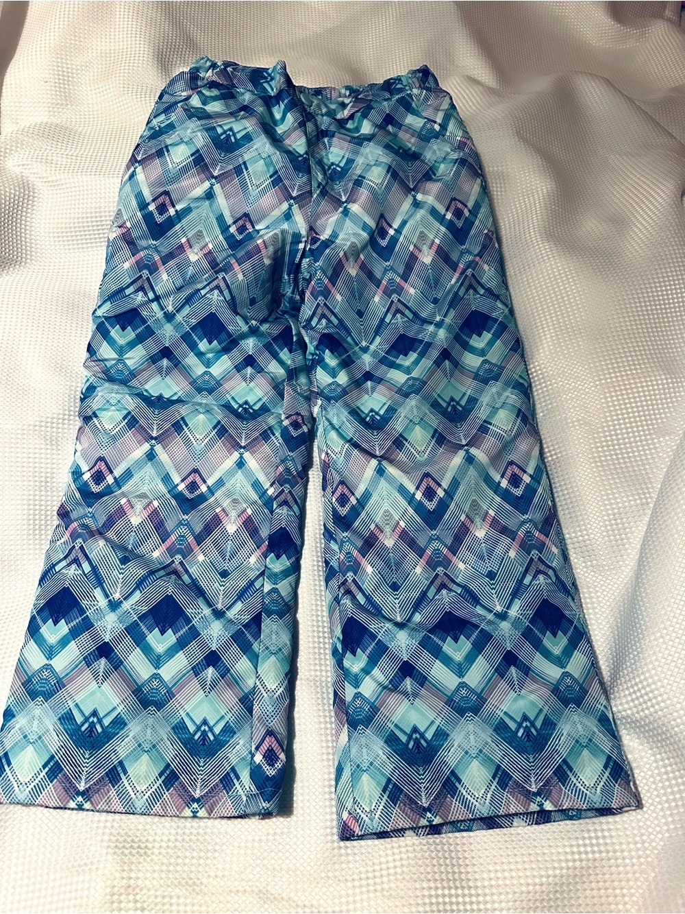 The Children's Place Blue Geometric Print Snow Pants